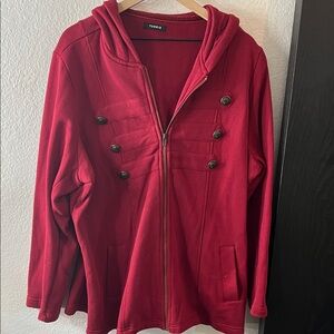 Torrid Women's Bold Red Utility Jacket